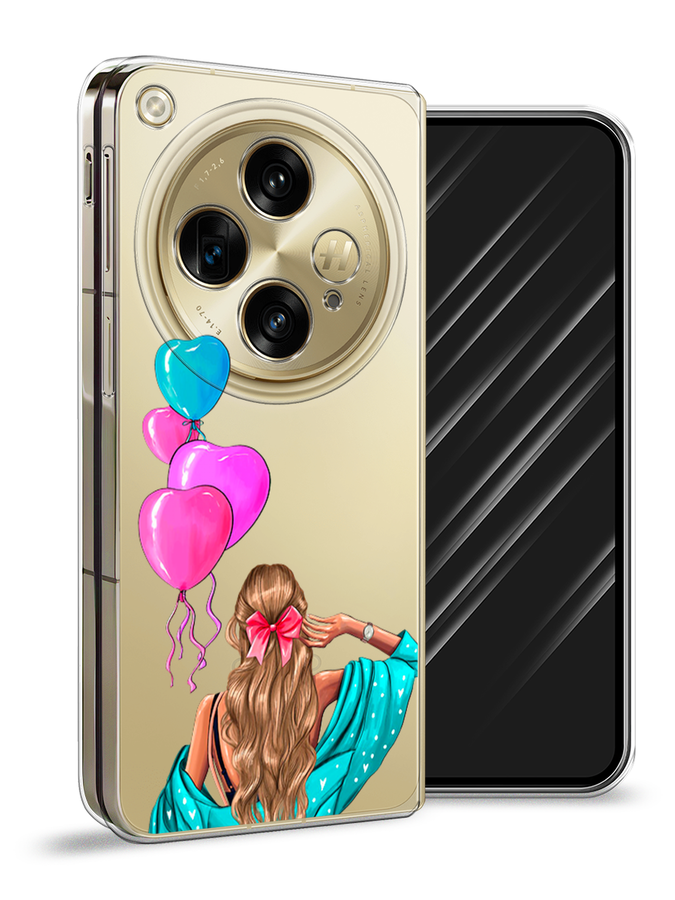 

Чехол Awog на Oppo Find N3 "День Рождения", Голубой;розовый;бежевый, 2515550-1