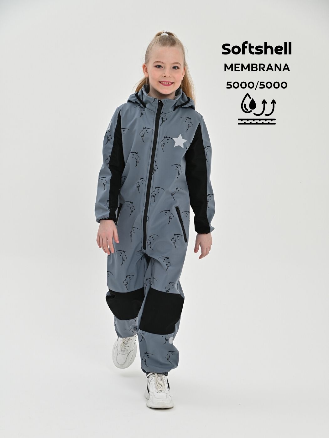 

Комбинезон детский Malek-Baby 210 4612546263182, серый, 86, 210