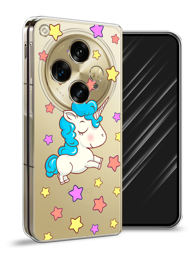 

Чехол Awog на Oppo Find N3 "Звездный единорог", Голубой;фиолетовый;желтый, 2515550-1