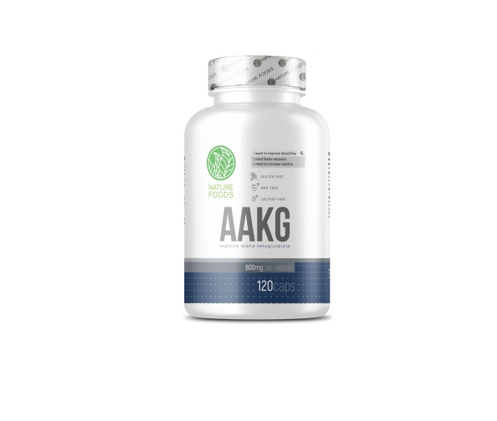 

Nature Foods AAKG, 120 капс, AAKG, 120 капс
