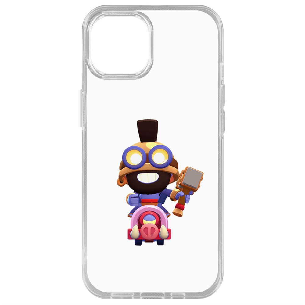 

Чехол-накладка Brawl Stars-Карл Всадник на кабане для iPhone 14 Plus