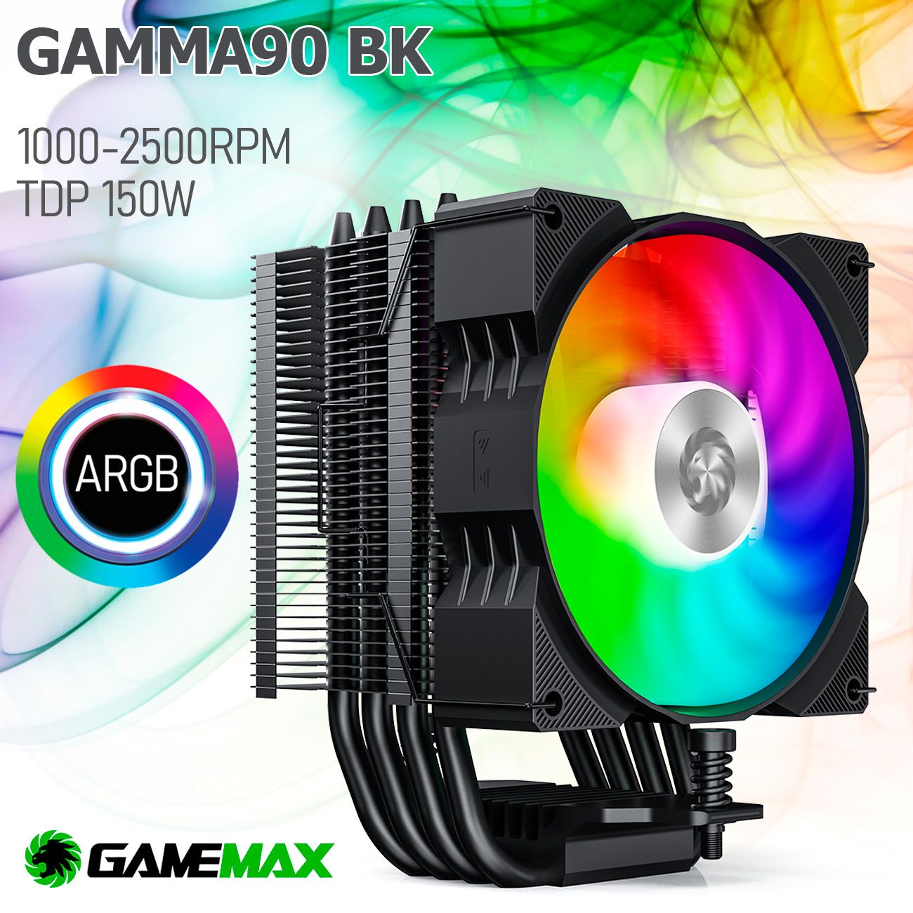 Кулер для процессора GameMax Gamma 90 BK