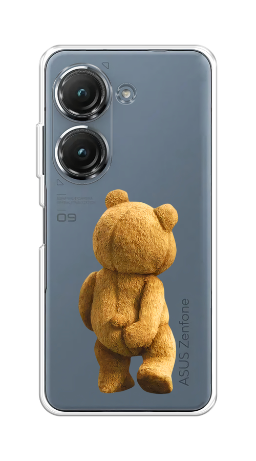 

Чехол на Asus ZenFone 9/ZenFone 10 "Медвежья спина", Коричневый;прозрачный, 44850-1
