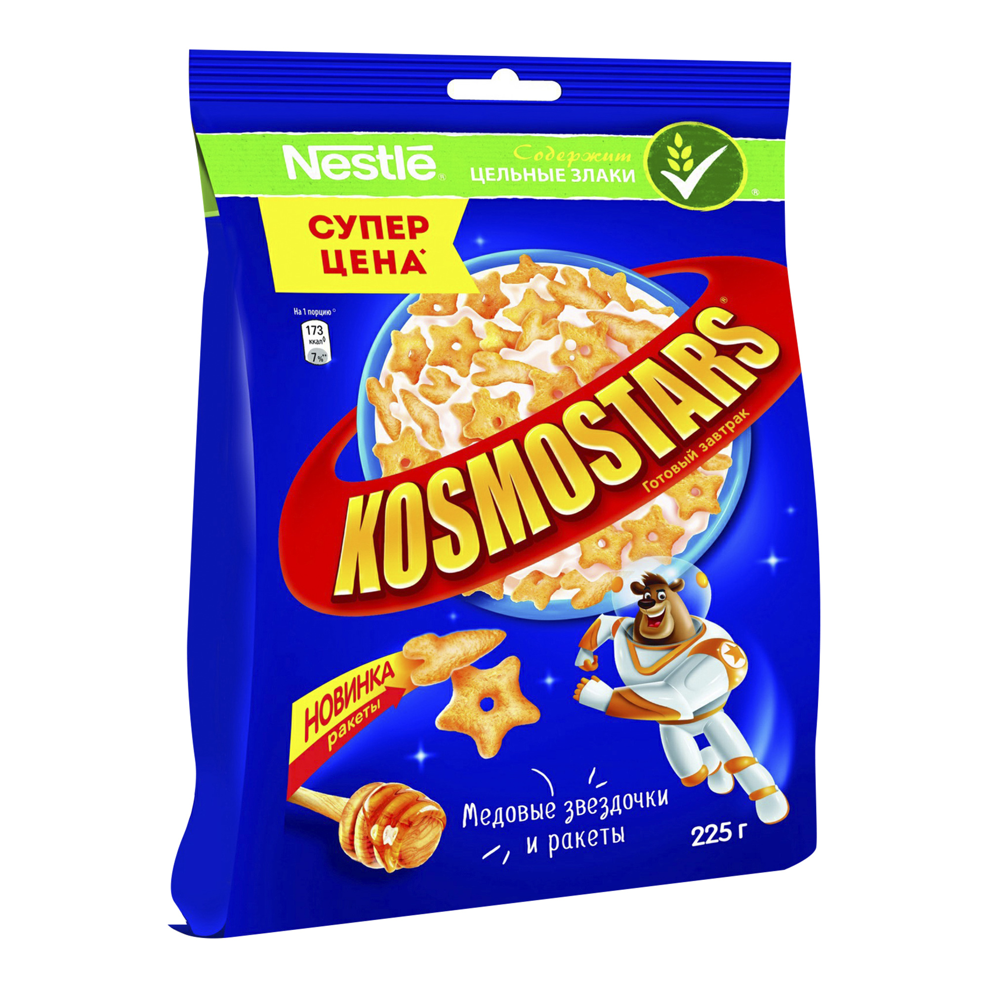 

Сухой завтрак фигурный Kosmostars медовые звездочки и луны 225 г