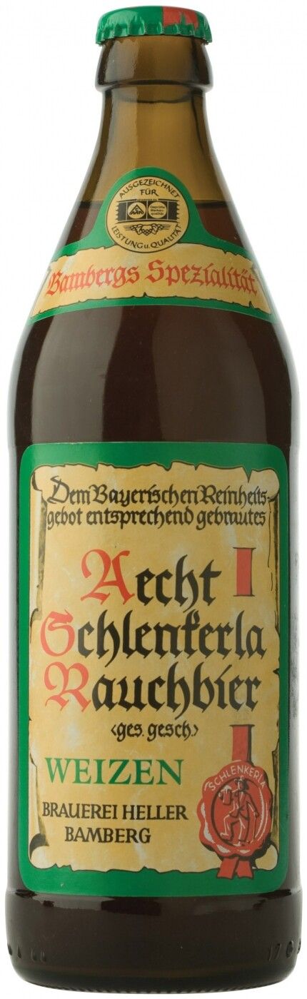 

Пиво Schlenkerla Rauchbier Weizen Копченое темное нефильтрованное 5,2% 500 мл