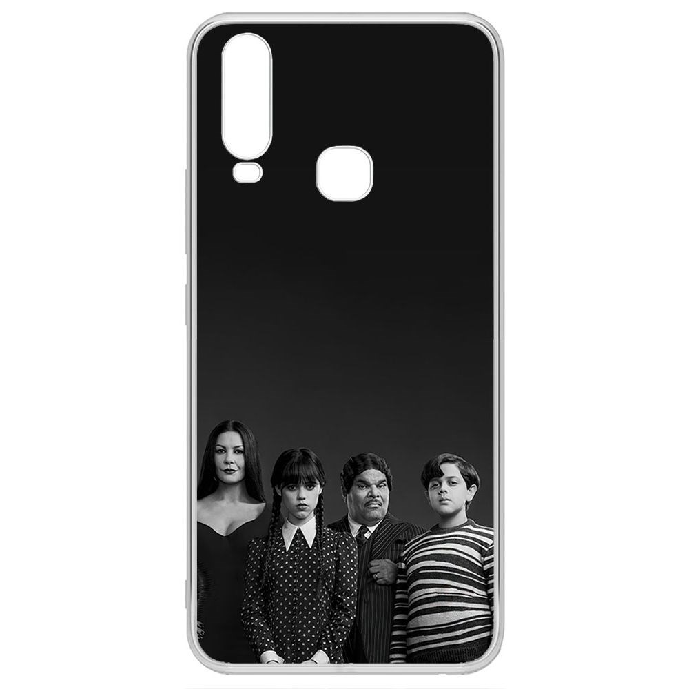 

Чехол-накладка Krutoff Clear Case Уэнсдей Аддамс - Семейка Аддамс для Vivo Y17, Прозрачный