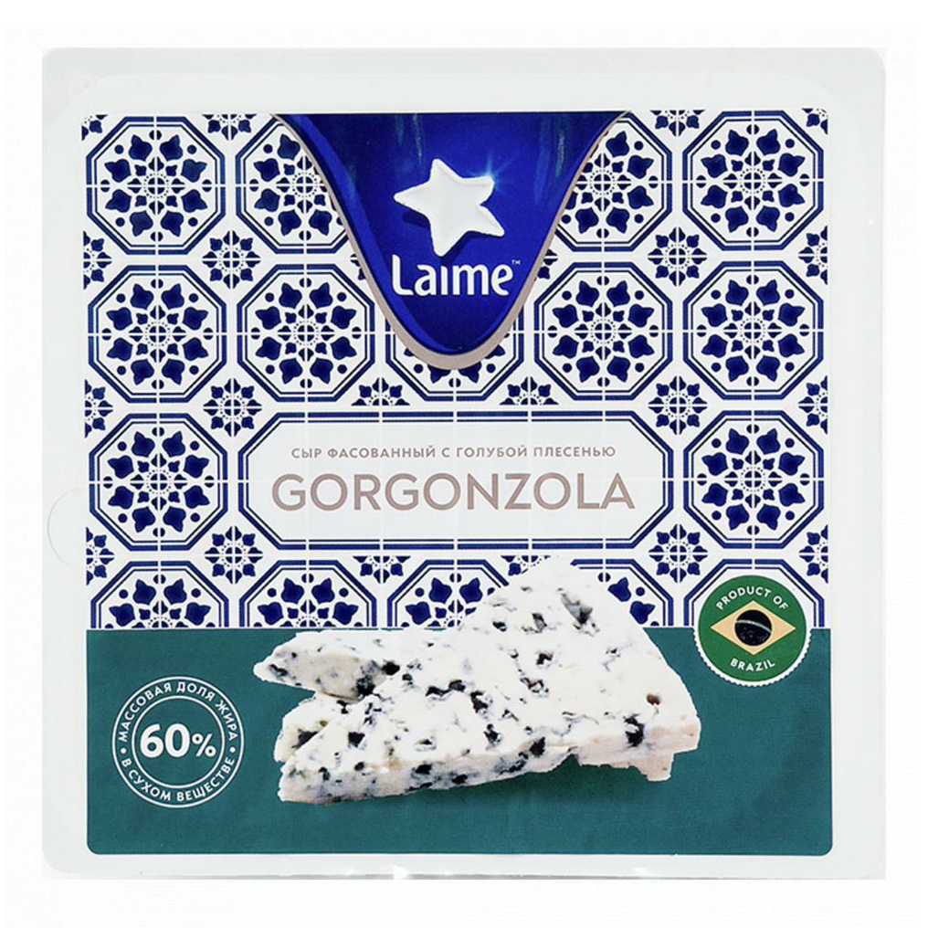Сыр мягкий Laime Горгонзола с голубой плесенью 60%