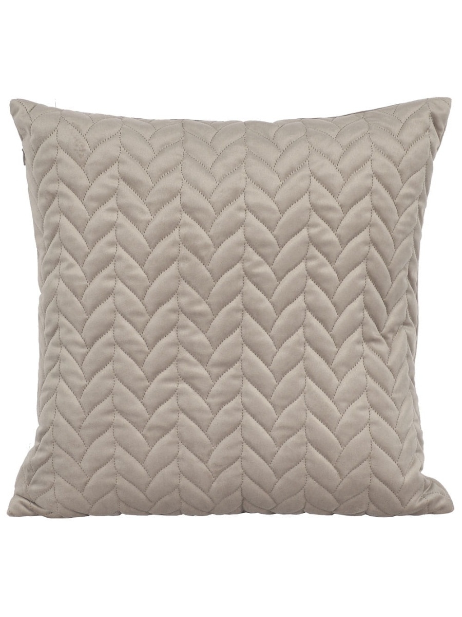 фото Велюровый чехол для подушки arya с принтом 43x43 bonita серо-коричневый arya home collection