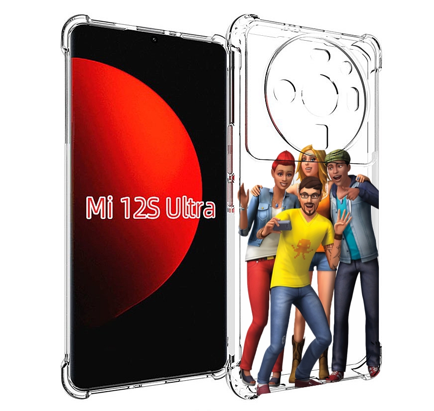 

Чехол MyPads sims для Xiaomi 12S Ultra, Прозрачный, Tocco