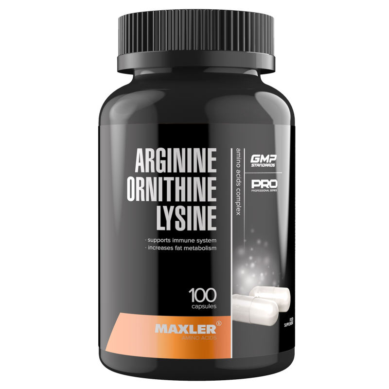 Arginine-Ornithine-Lysine Maxler, 100 капсул