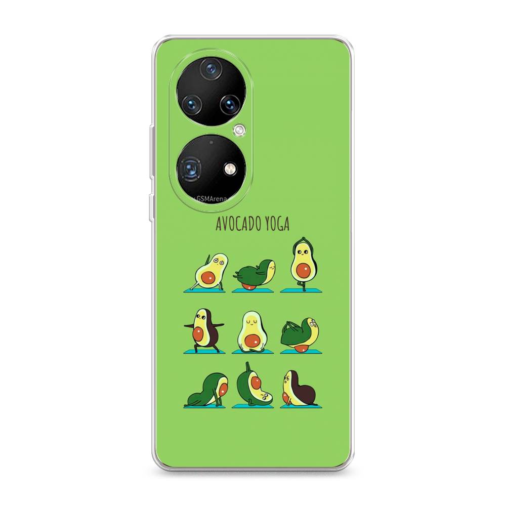 

Чехол Awog на Huawei P50 Pro "Авокадо йога", Разноцветный, 6105050-10