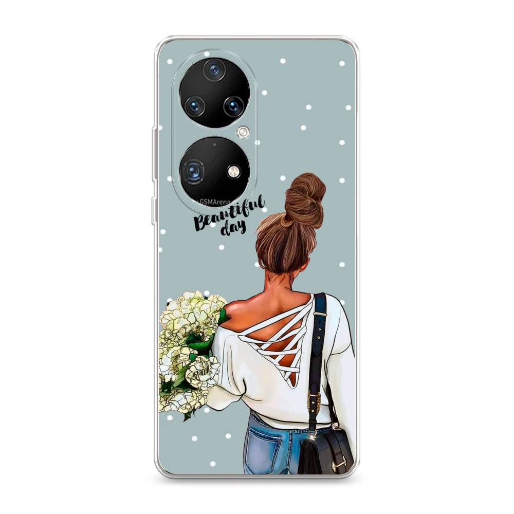 

Чехол Awog на Huawei P50 Pro "Beautiful day", Разноцветный, 6105050-6