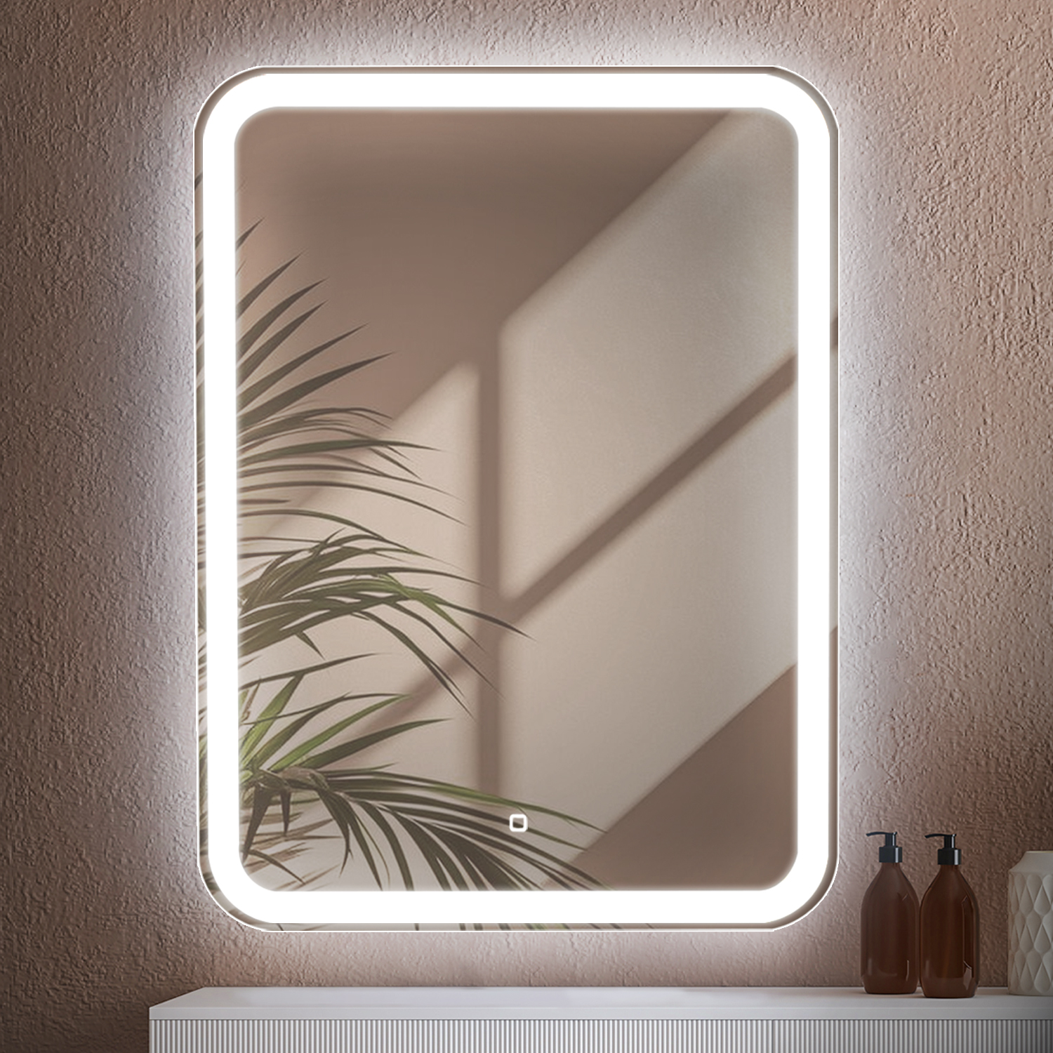 

Зеркало с подсветкой в ванную Silver Mirrors "Мира" 60х80 см, холодный свет