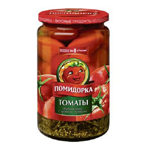 

Томаты Помидорка маринованные 670 г
