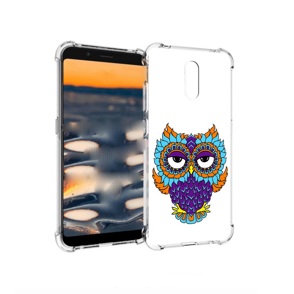 

Чехол MyPads Tocco для Nokia C2 Цветная сова (PT227055.113.198), Прозрачный, Tocco