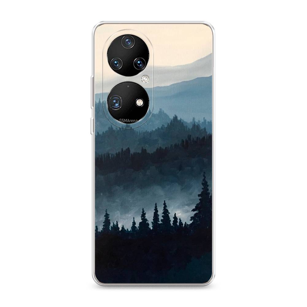

Чехол Awog на Huawei P50 Pro "Туманные горы", Разноцветный, 6105050-4