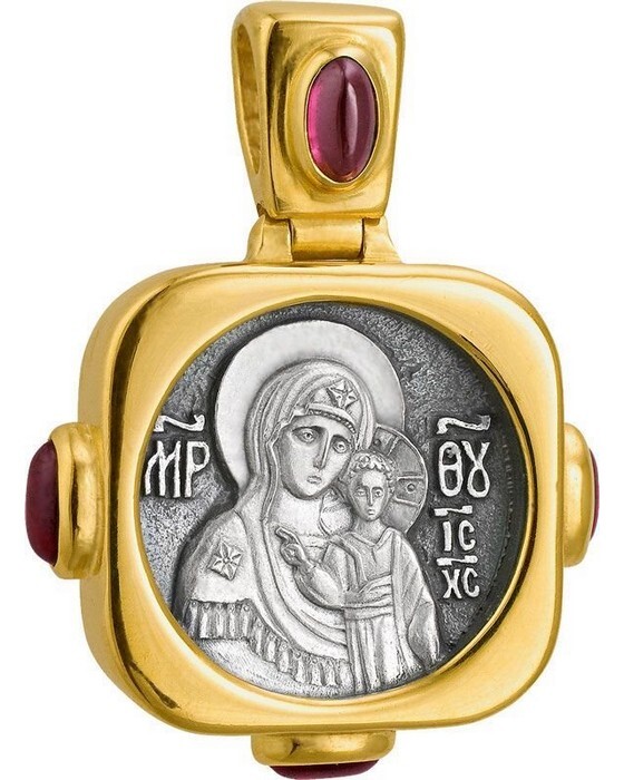 

Подвеска из серебра с гранатом София 10811, 10811
