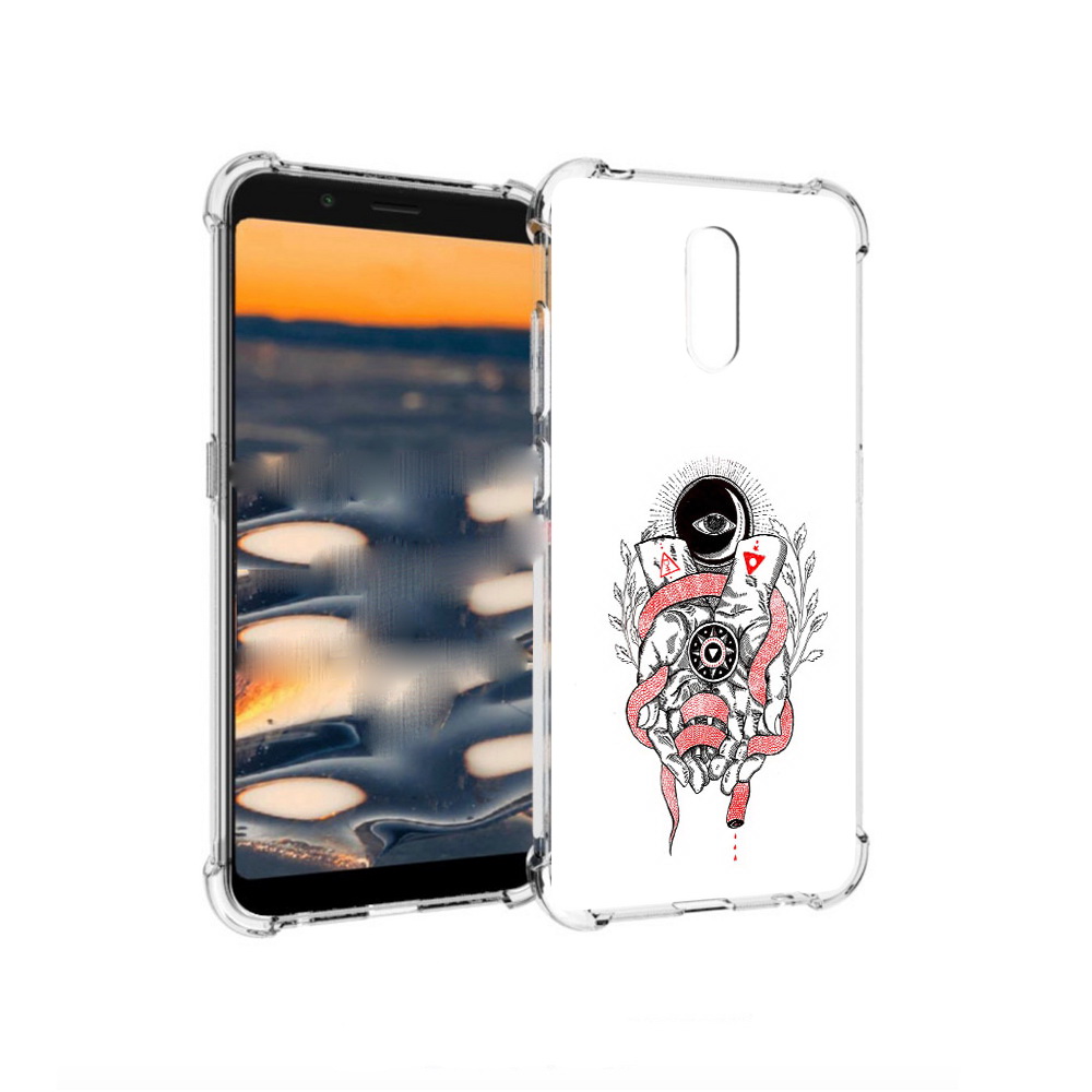 

Чехол MyPads Tocco для Nokia C2 абстрация связанные руки (PT227055.113.213), Прозрачный, Tocco