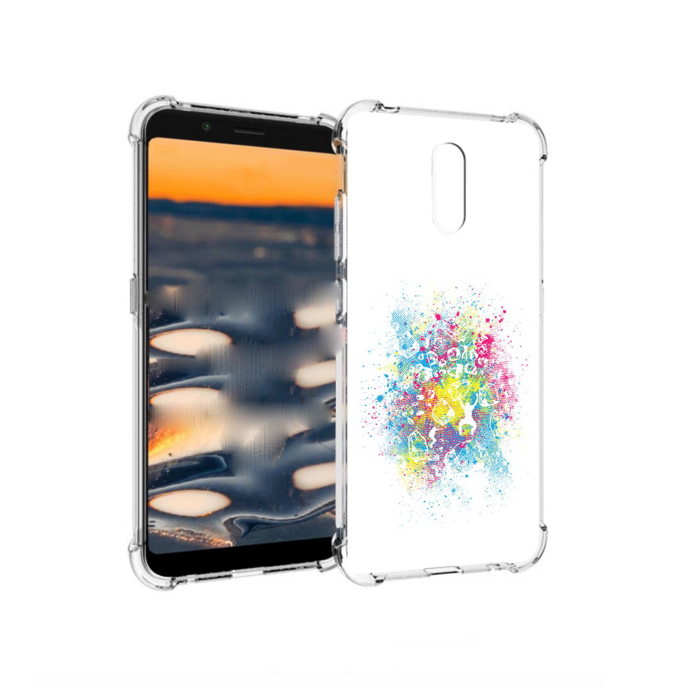 

Чехол MyPads Tocco для Nokia C2 акварель абстракция (PT227055.113.214), Прозрачный, Tocco