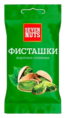 Фисташки Seven Nuts жареные соленые 50 г