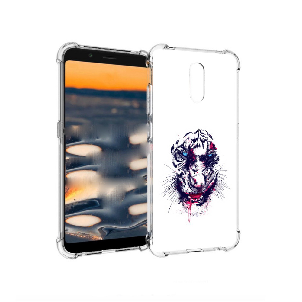 

Чехол MyPads Tocco для Nokia C2 безумный тигр (PT227055.113.228), Прозрачный, Tocco