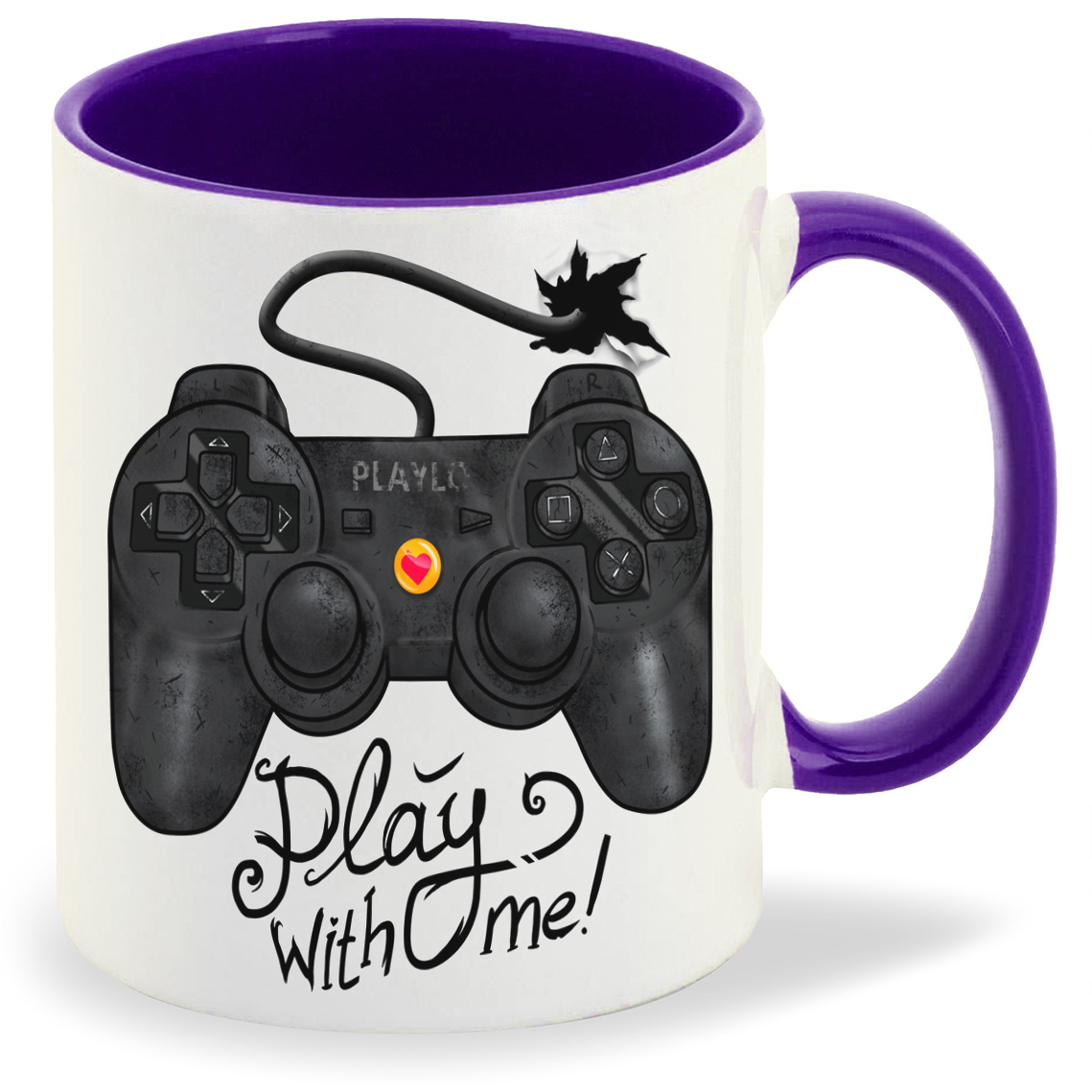 

Кружка CoolPodarok Прикол Джойстик Play with me, Прикол Джойстик Play with me