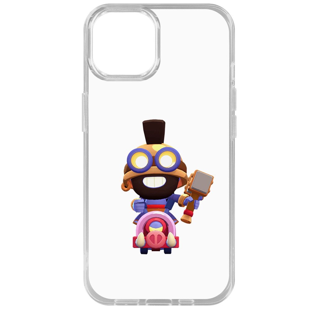 

Чехол-накладка Brawl Stars-Карл Всадник на кабане для iPhone 14