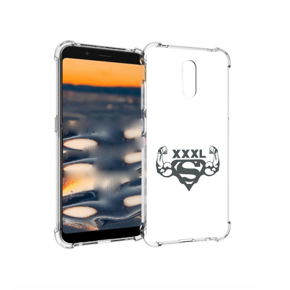 

Чехол MyPads Tocco для Nokia C2 бодибилдинг супермен (PT227055.113.237), Прозрачный, Tocco