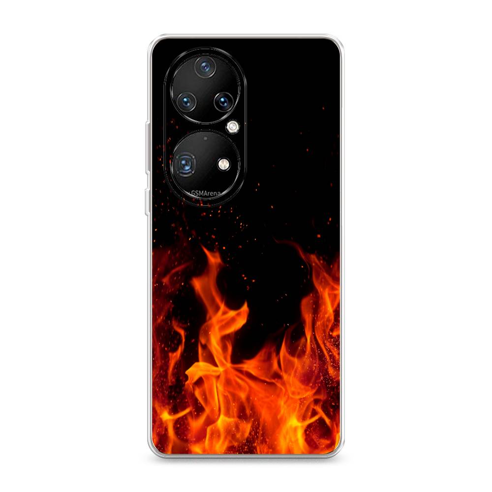 

Чехол Awog на Huawei P50 Pro "Все в огне", Разноцветный, 6105050-4