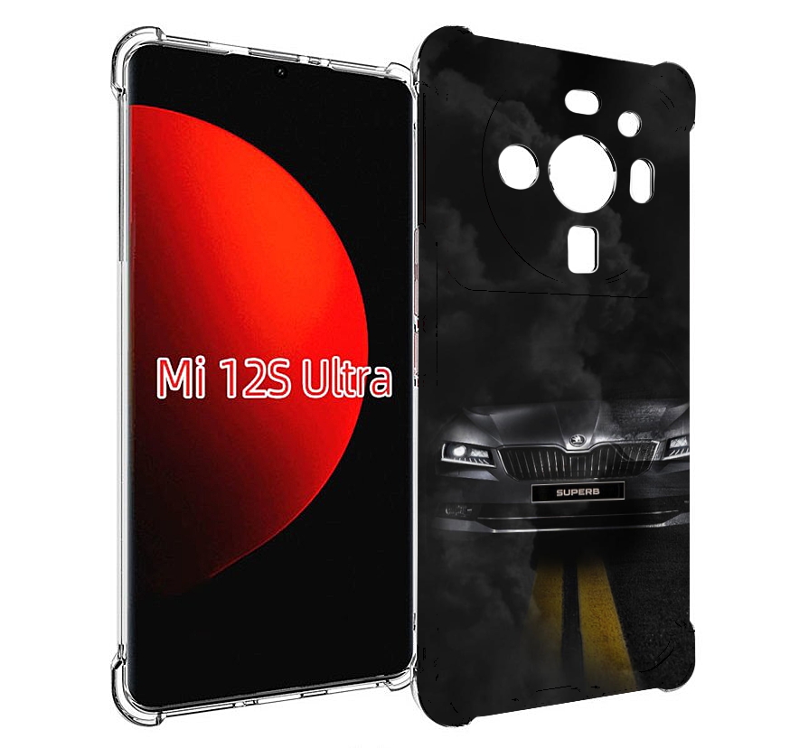 

Чехол MyPads skoda шкода 1 для Xiaomi 12S Ultra, Прозрачный, Tocco