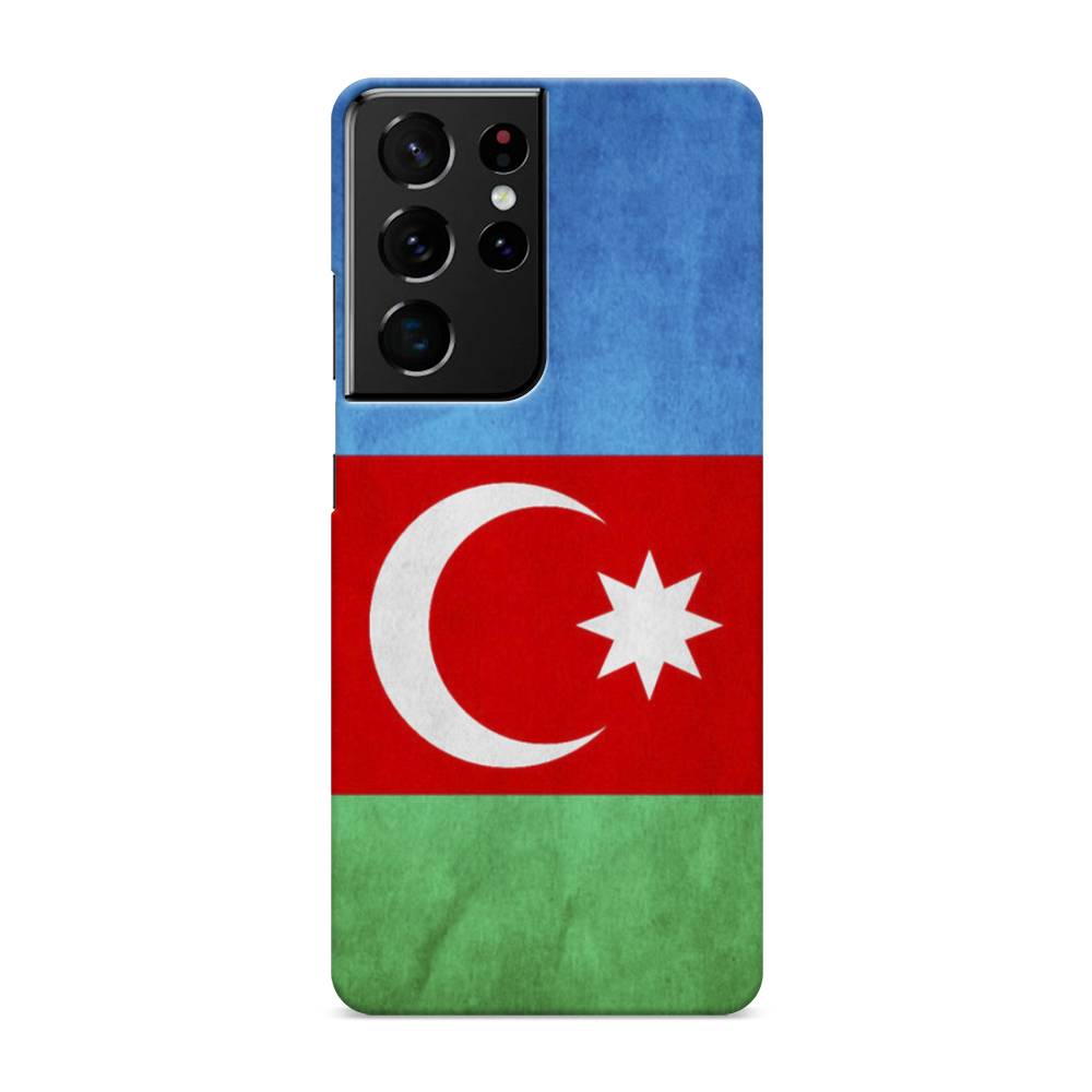 

Пластиковый чехол "Флаг Азербайджана" на Samsung Galaxy S21 Ultra, 2102220-4