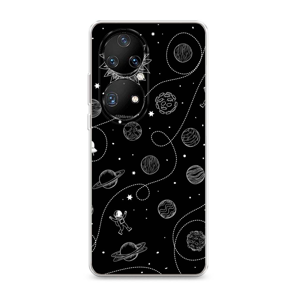 

Чехол Awog на Huawei P50 Pro "В невесомости", Разноцветный, 6105050-4
