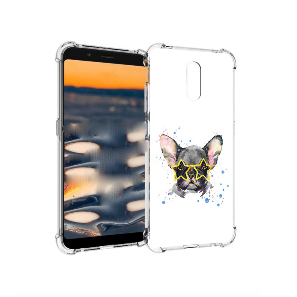 

Чехол MyPads Tocco для Nokia C2 буля в очках (PT227055.113.252), Прозрачный, Tocco