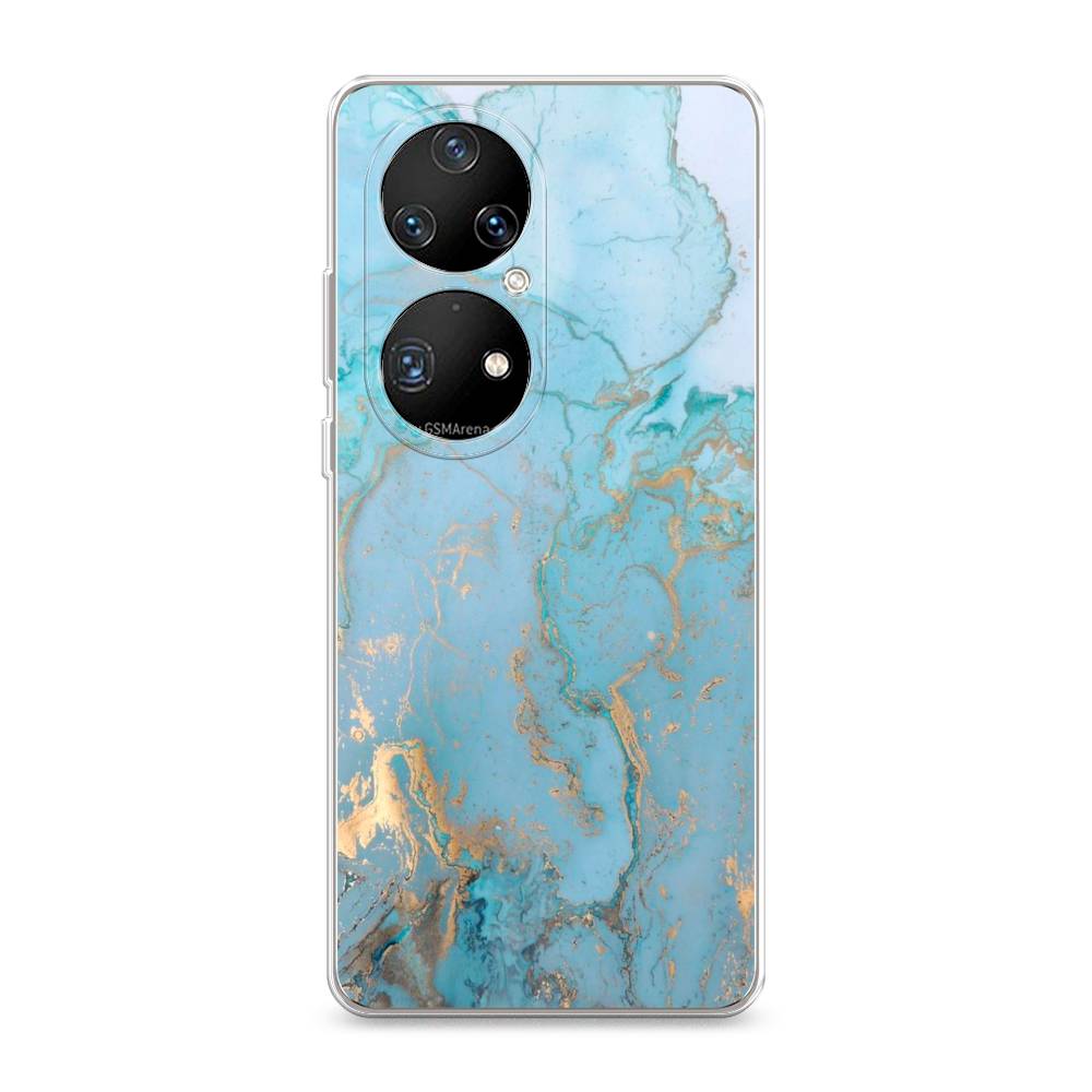 

Чехол Awog на Huawei P50 Pro "Голубой мрамор рисунок", Разноцветный, 6105050-3