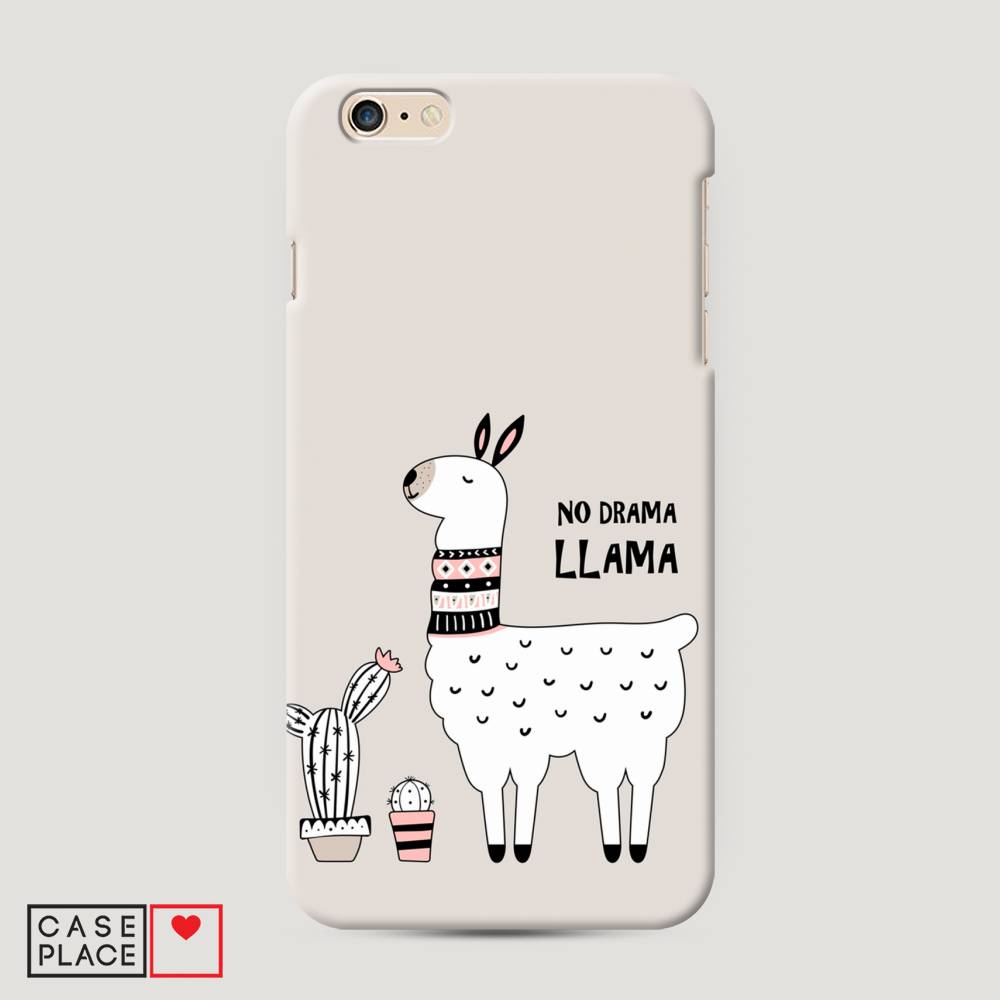 

Пластиковый чехол "No drama LLama" на Apple iPhone 6 Plus, 10520-1