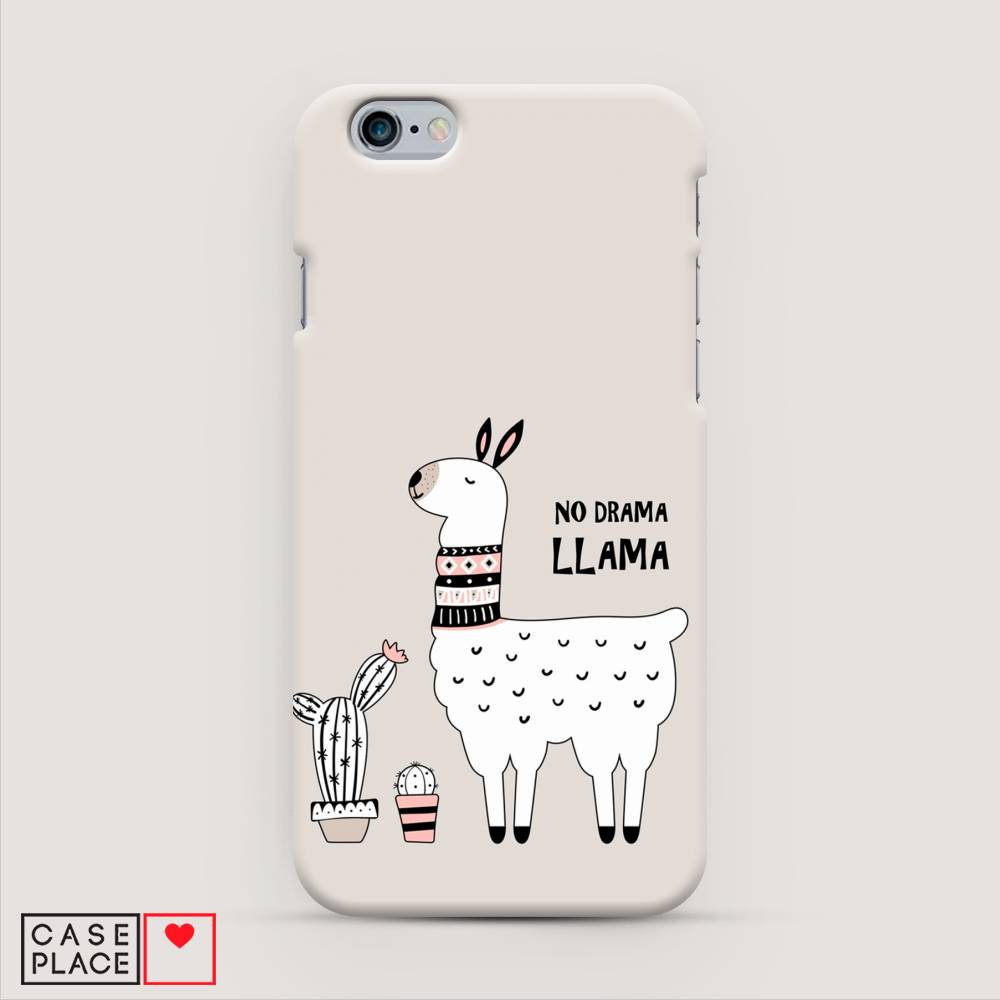 

Пластиковый чехол "No drama LLama" на Apple iPhone 6S, 0104S20-1