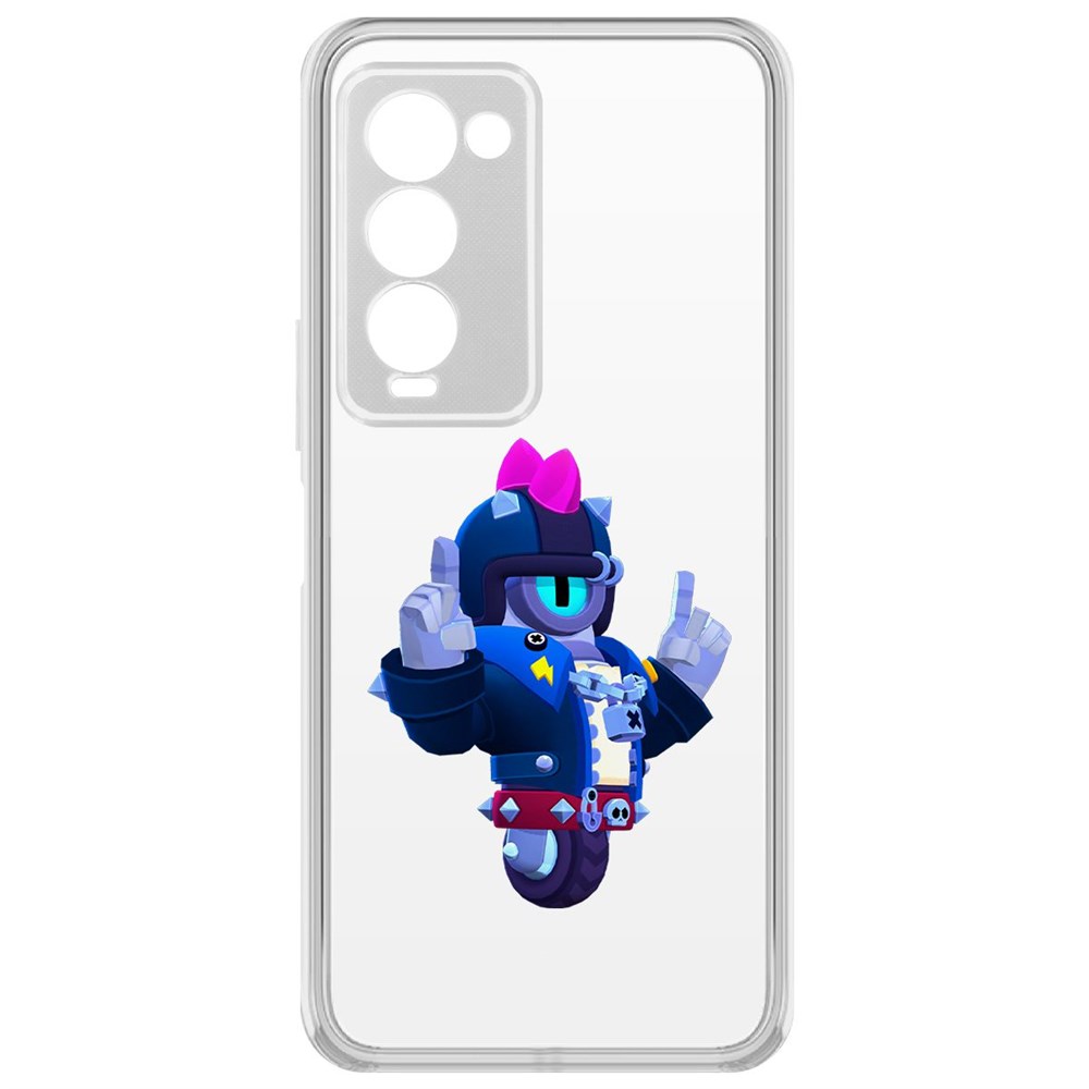 

Чехол-накладка Brawl Stars-Дикий Сту для Tecno Camon 18 Premier, Прозрачный