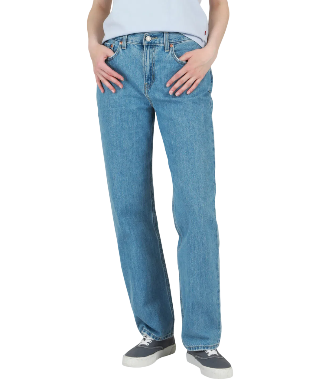 

Джинсы женские Levi's A0964-0010 голубые 29, Голубой, Low Pro Jeans
