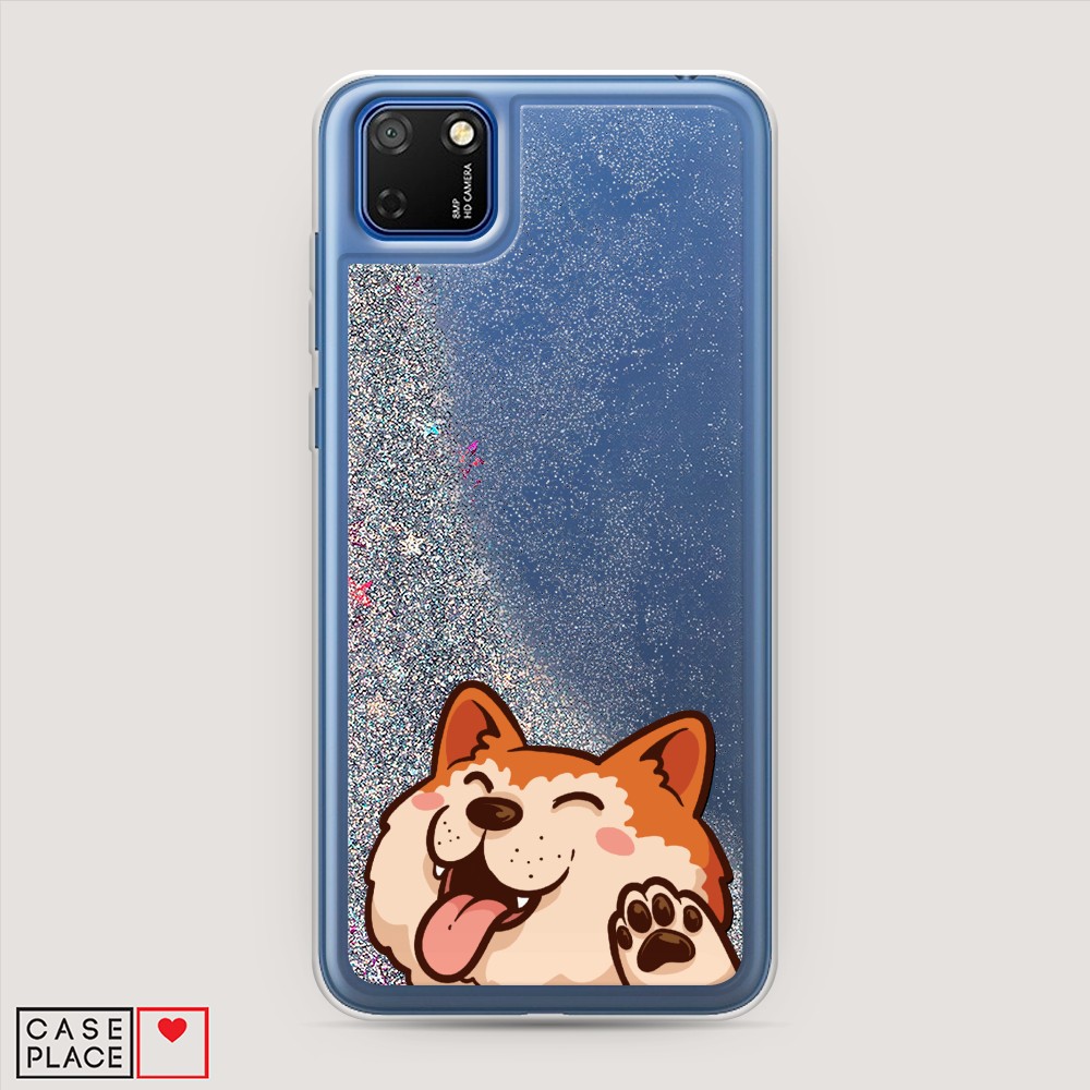 

Чехол Awog на Honor 9S/Huawei Y5p "Акита-ину машет", Разноцветный, 6102691-1