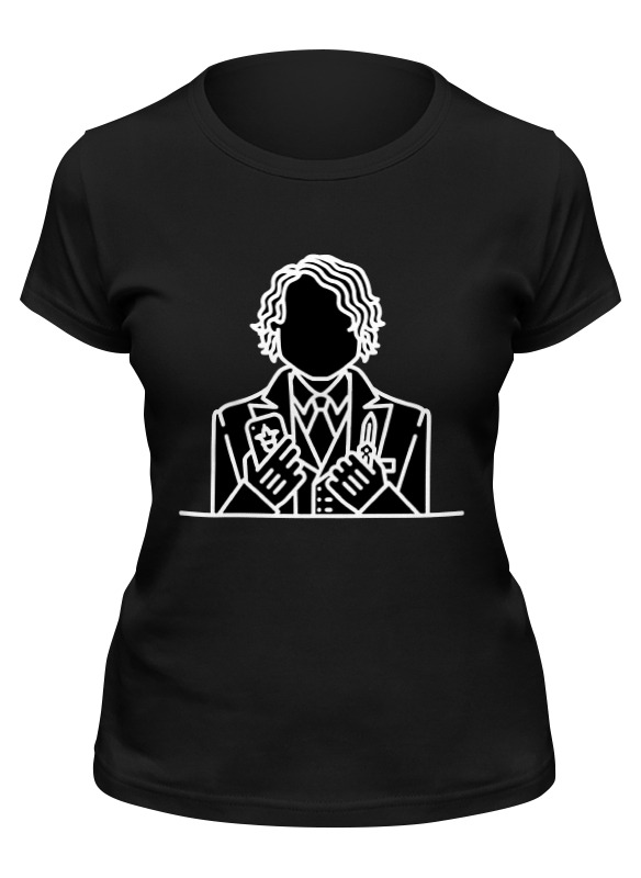

Футболка женская Printio Джокер (joker) черная 2XL, Джокер (joker)