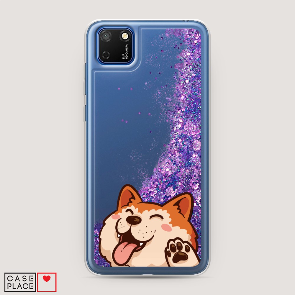 

Чехол Awog на Honor 9S/Huawei Y5p "Акита-ину машет", Разноцветный, 6102692-1