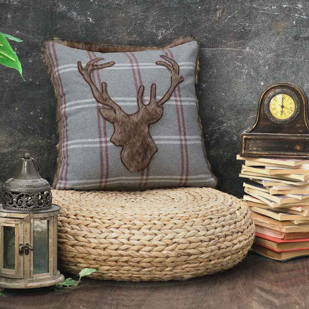 фото Чехол для подушки arya 45x45 lovely серый arya home collection