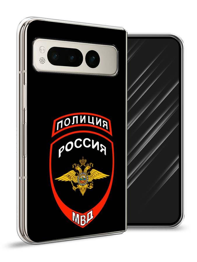

Чехол Awog на Google Pixel Fold "Полиция шеврон", Черный;красный;белый, 271850-1