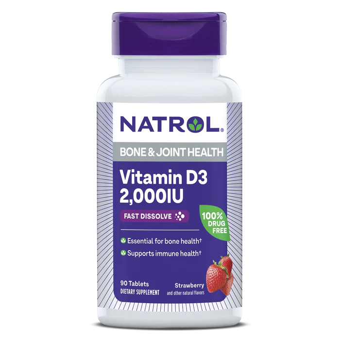 Витамин D Natrol D-3 2000 90 таблеток