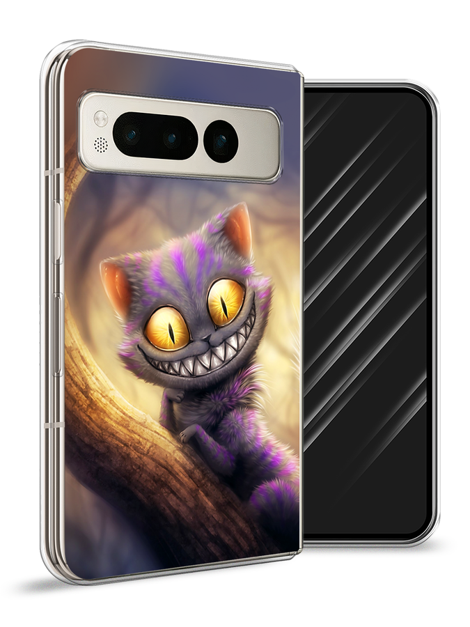 

Чехол Awog на Google Pixel Fold "Cheshire Cat", Фиолетовый;желтый, 271850-1