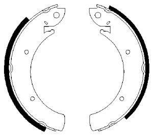 

Колодки Барабанные Hyundai Galloper I 91-98, Porter 94-04, Renault Master I Sa072gr Sangsi