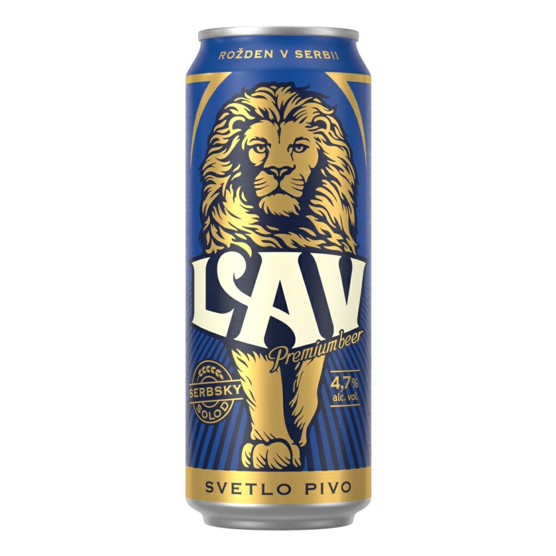 

Пиво Lav Premium светлое фильтрованное пастеризованное 4,7% 0,45 л