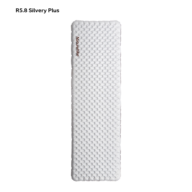 

Коврик надувной Naturehike R5.8 Silvery Plus, Белый, CNH22DZ016
