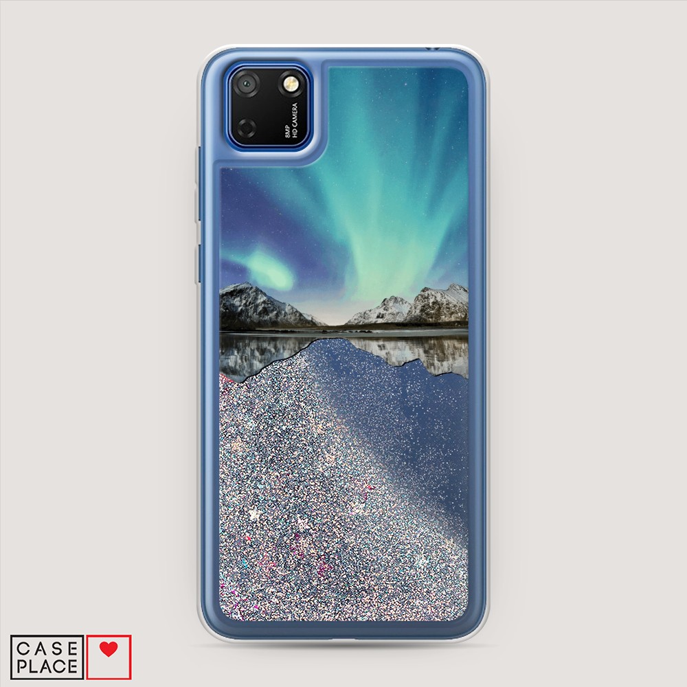 

Чехол Awog на Honor 9S/Huawei Y5p "Горное озеро и сияние", Разноцветный, 6102691-1