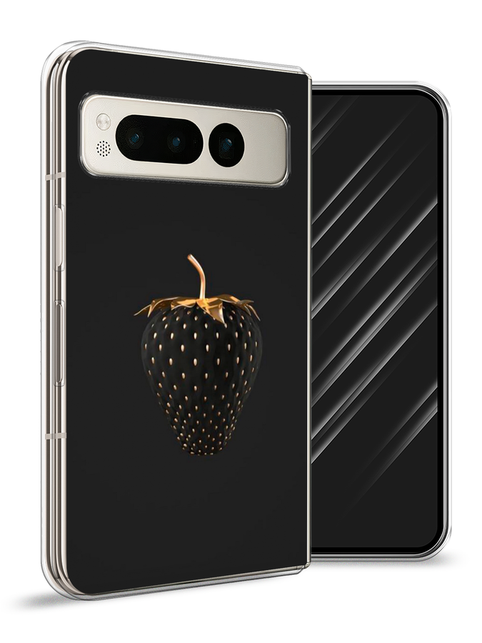 

Чехол Awog на Google Pixel Fold "Черно-золотая клубника", Черный;золотистый, 271850-1